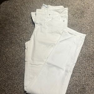 Just Black white skinny jeans size 28